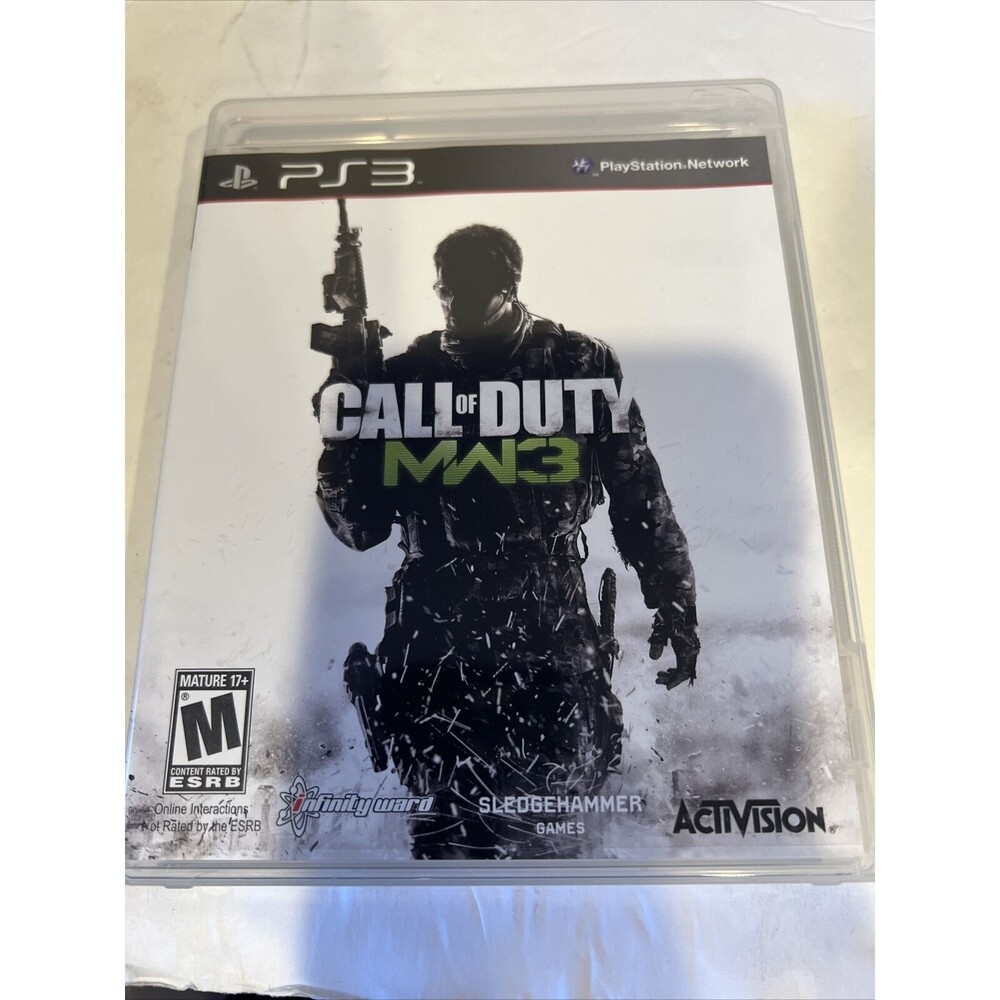 PS3 Call of Duty Modern Warfare 3 MW3 PlayStation 3 Complete CIB Tested Working